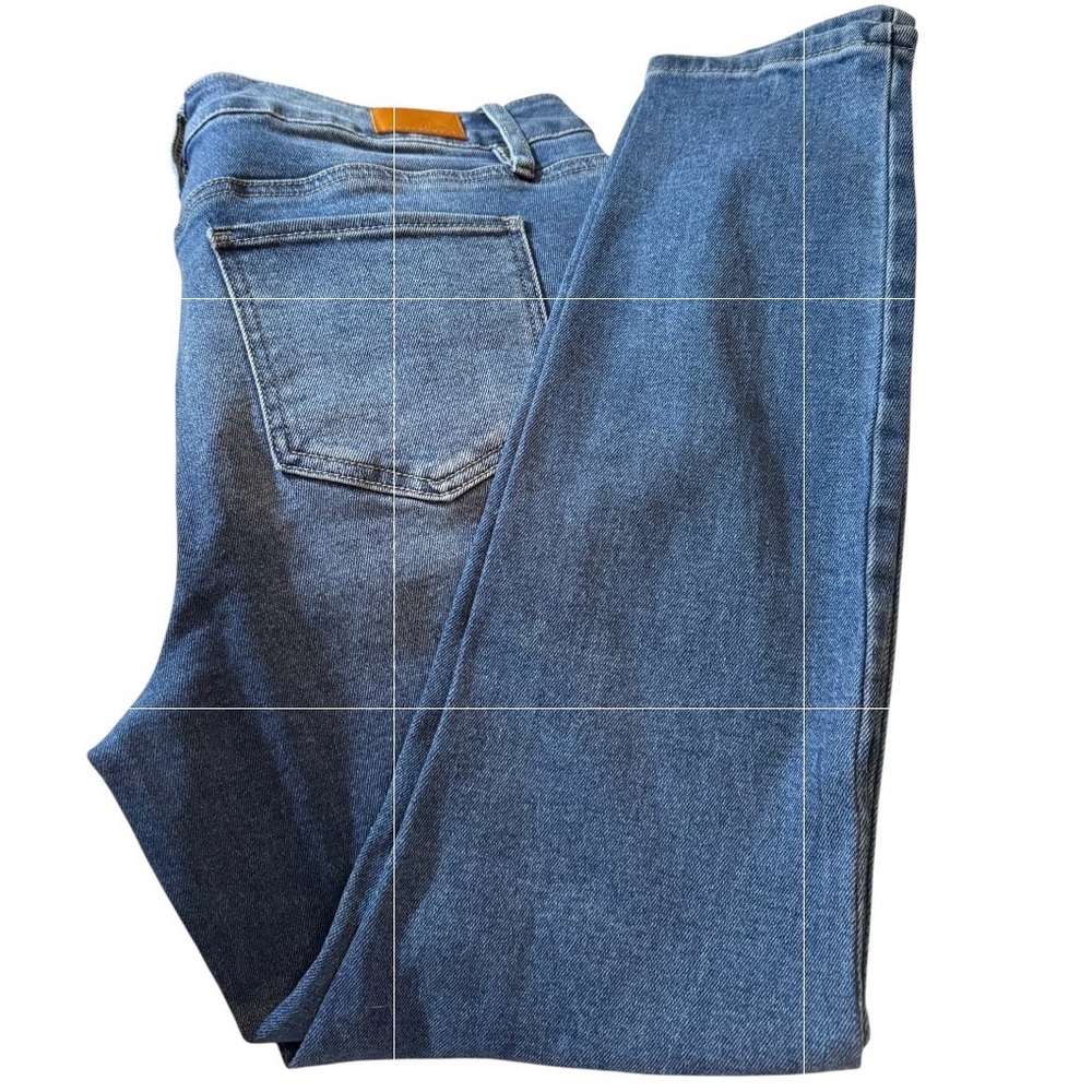 Royalty For Me Blue Denim High Rise Skinny Jeans, size 14